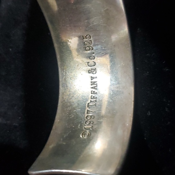 Authentic Tiffany & Co. 1997 Fifth Ave New York Sterling 925 Cuff Bracelet 6" - Picture 7 of 10